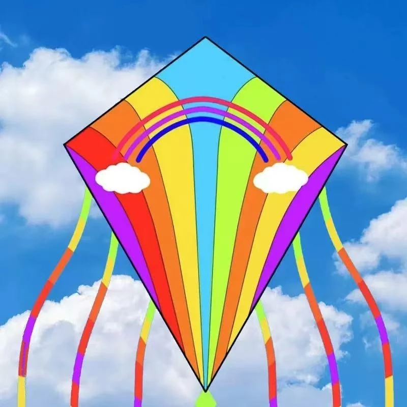 新しい凧ダイヤモンド凧飛行ナイロン凧ストリングラインナイロン凧ビーチスポーツ子供凧濰坊コブラ凧工場鯉