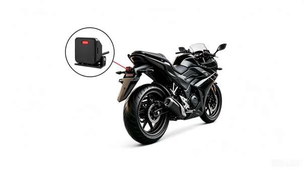 Motorbike Blind Spot Monitor 77GHz 55m Rear Detection BSD LCA Warning System for Riding Safety