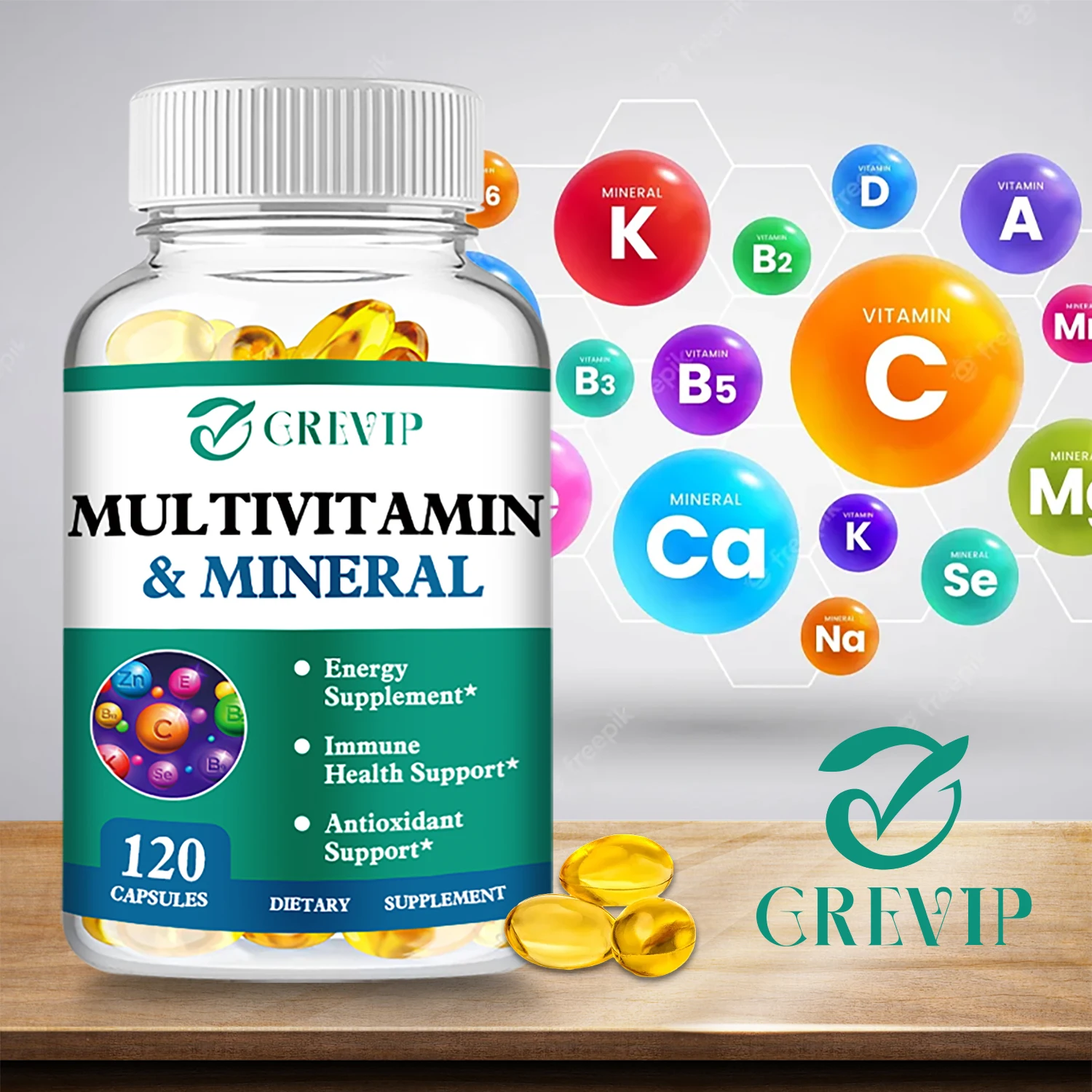 

Multivitamin and Mineral Supplements - Antioxidants, Improve Anemia, Energy Support, Increase Muscle Mass, Boost Immunity