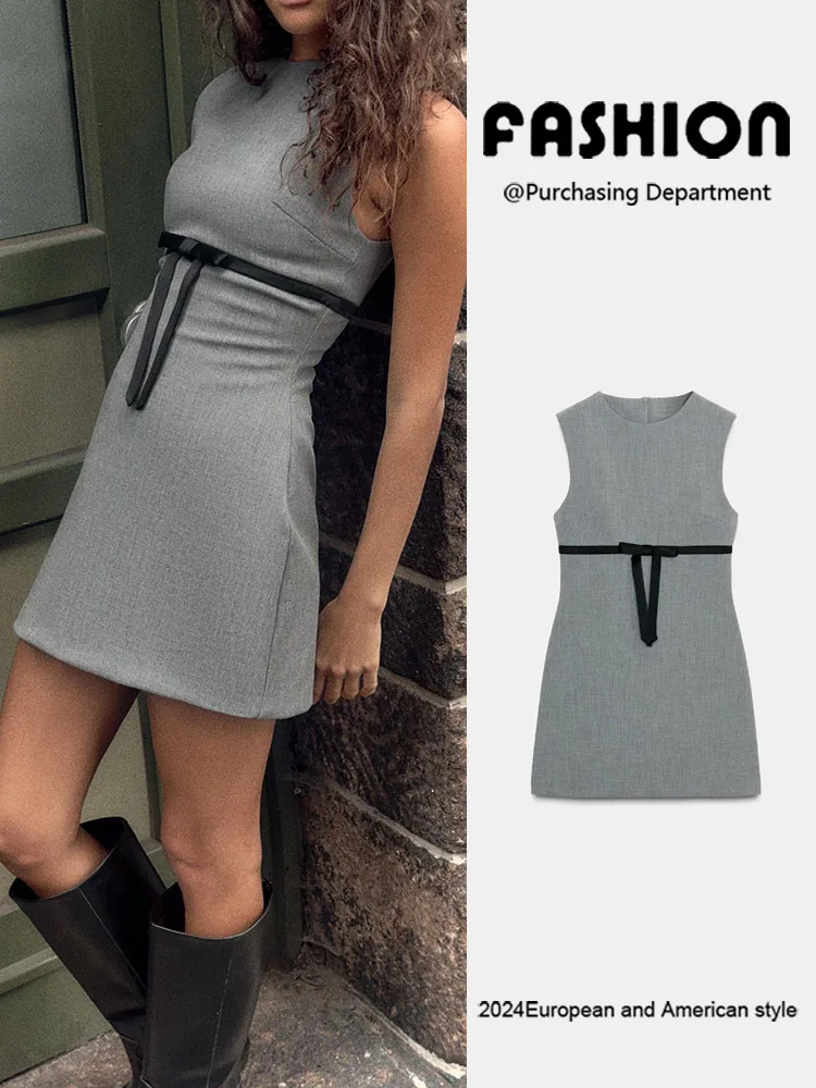 

Модный шелковый атлас ort Dr с узлом, Новое поступление, женская одежда, осень 2025 г., этнический сценический костюм