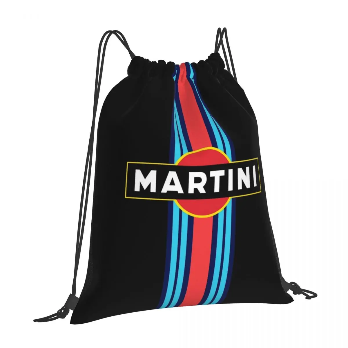 Custom M-Martini Racing ,Travel Fitness Sports Large Capacity Drawstring Pocket Backpack