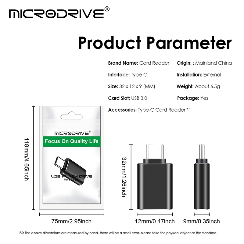 محول OTG عصا بندريف ، USB 3.0 إلى USB C ، Type-C إلى USB 3.0 ، محرك أقراص فلاش ، 2 في 1