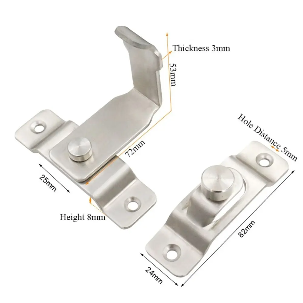 

Прочный в деревенском стиле с винтами, 90-градусный угловой безопасный дверной замок, болт для ворот, домашняя фурнитура, дверная пряжка