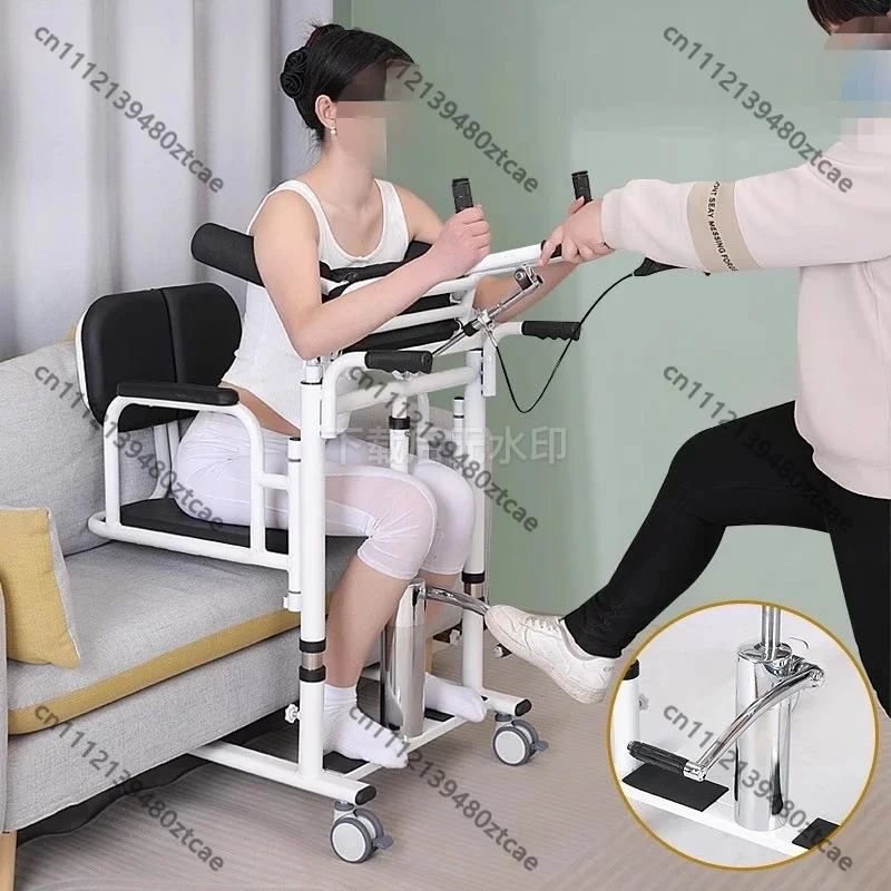 Multifunctional Hydraulic Elderly Lifter Home Use Disabled Paralyzed Patient Transfer Lift Bath Nursing Mobility Aid Tool