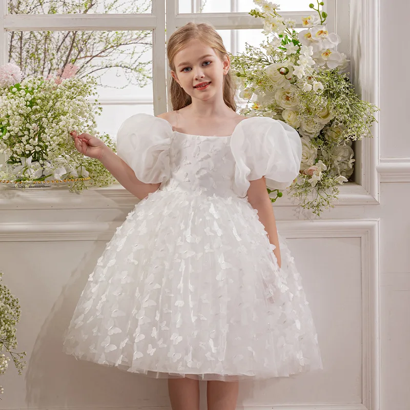 Girls Clothes Children's Birthday Ball Flower Girl Dresses Piano Performance  Kids Dresses for Girls Kids Clothes Wedding Dress