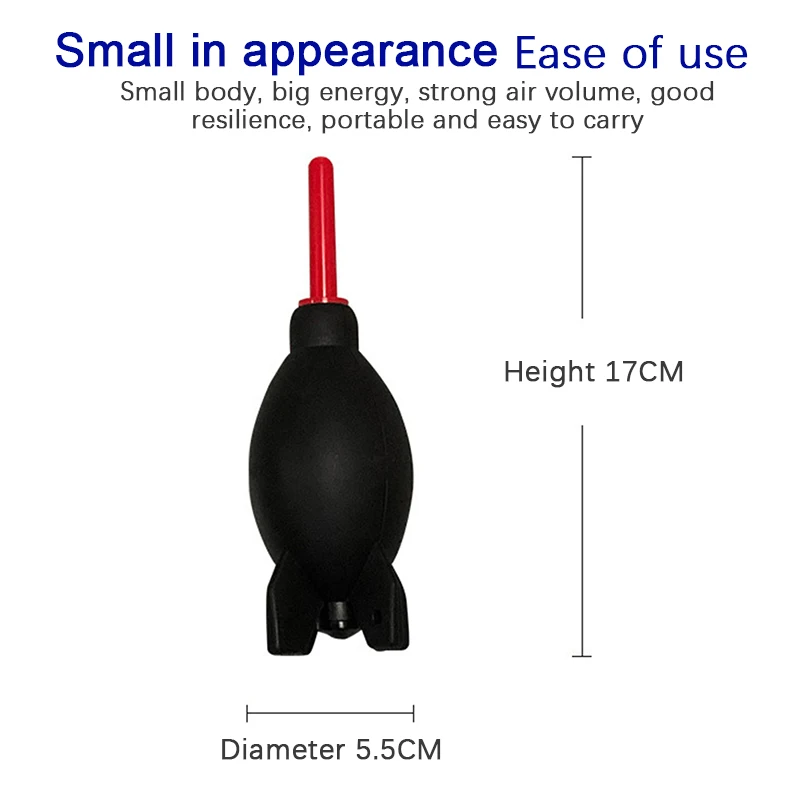 Rocket Air Blower Duster Dslr Digitale Camera Schoonmaakproducten Camera Computer Dust Cleaning Kit Zwart Rood Kleur