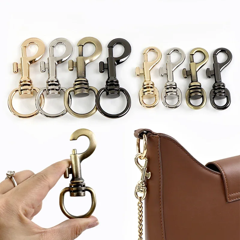 

2/5/10Pcs 10/24mm Dog Leash Metal Buckles Swivel Lobster Clasp Backpack Carabiner Clips Handbag Strap Connect Snap Hook Hardware