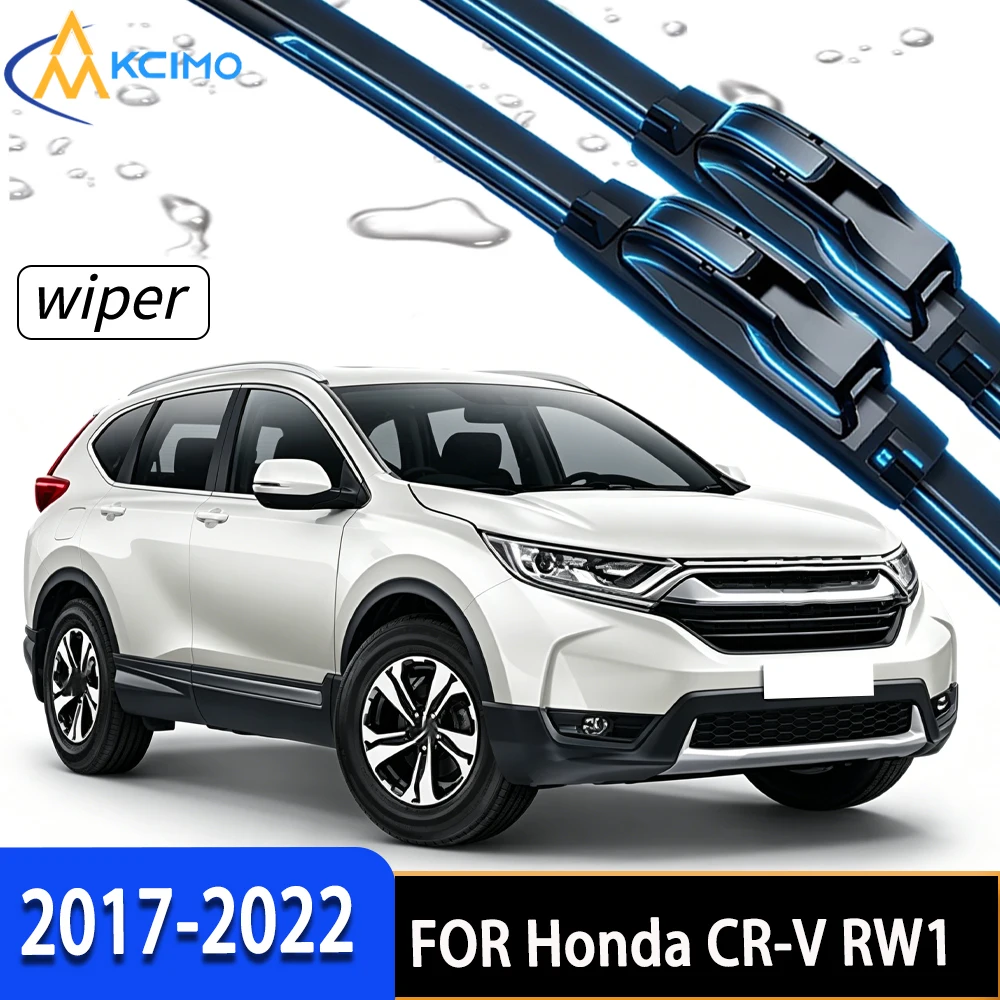 

2Pcs Front Windshield Wiper Blades For Honda CR-V RW1-RW8 2017-2022, High-Density Rubber Stable Wiping Direct Replacement