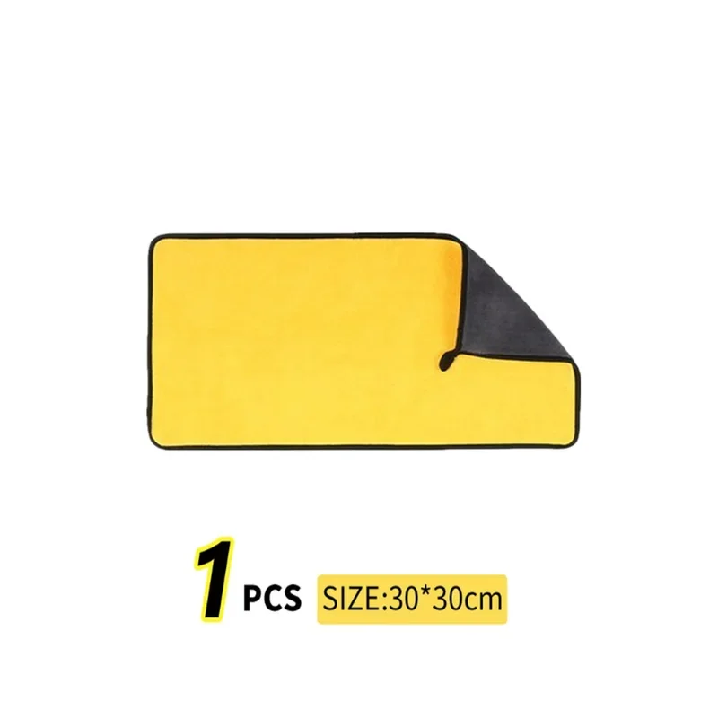 منشفة غسيل - 30 × 30/40/60 سم، ناعمة، محشوة، قماش للتنظيف/التجفيف، قماش تفاصيل العناية #2