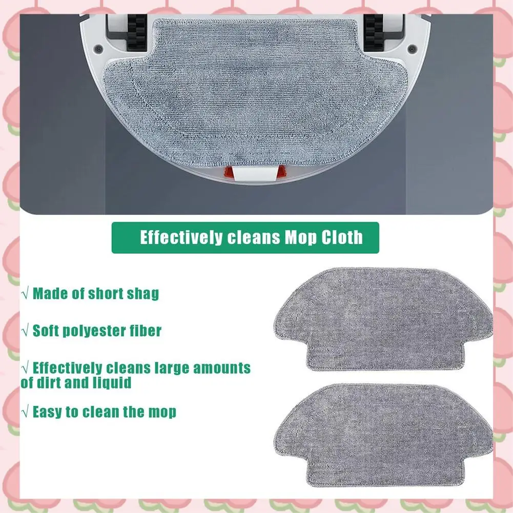 N18R ชุดอุปกรณ์เสริมทดแทนสําหรับ Xiaomi Mi Robot Vacuum S12 /Mop 2S /Mop P/Mop Pro อะไหล่เครื่องดูดฝุ่น