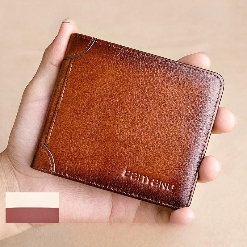 new-business-short-wallet-for-men-vintage-style-inner-and-outer-top-layer-cowhide-horizontal-and-vertical-design-driver-license