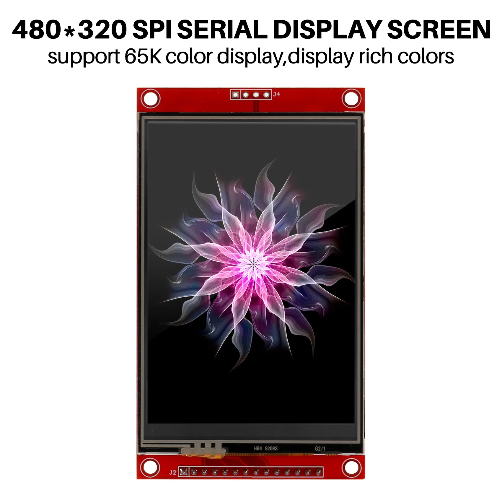 ABZW 3.5 นิ้ว 480X320 SPI ซีเรียล TFT LCD โมดูลจอแสดงผลหน้าจอพร้อมแผงกดไดร์เวอร์ไอซี ILI9488 สำหรับ MCU