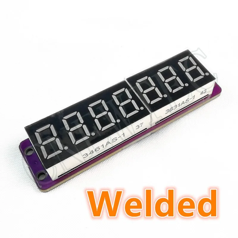 MAX7219 0.36 Inch 7 Bits Digital LED Display 7 Segment Module 5 Color Available for Arduino STM32 STC AVR ESP32 Welded