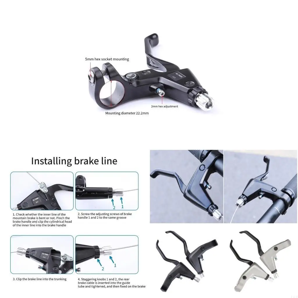 

Comfortable Brake Handle Reliability Brake Lever Aluminum Alloys Brake Lever for Speed and Stability
