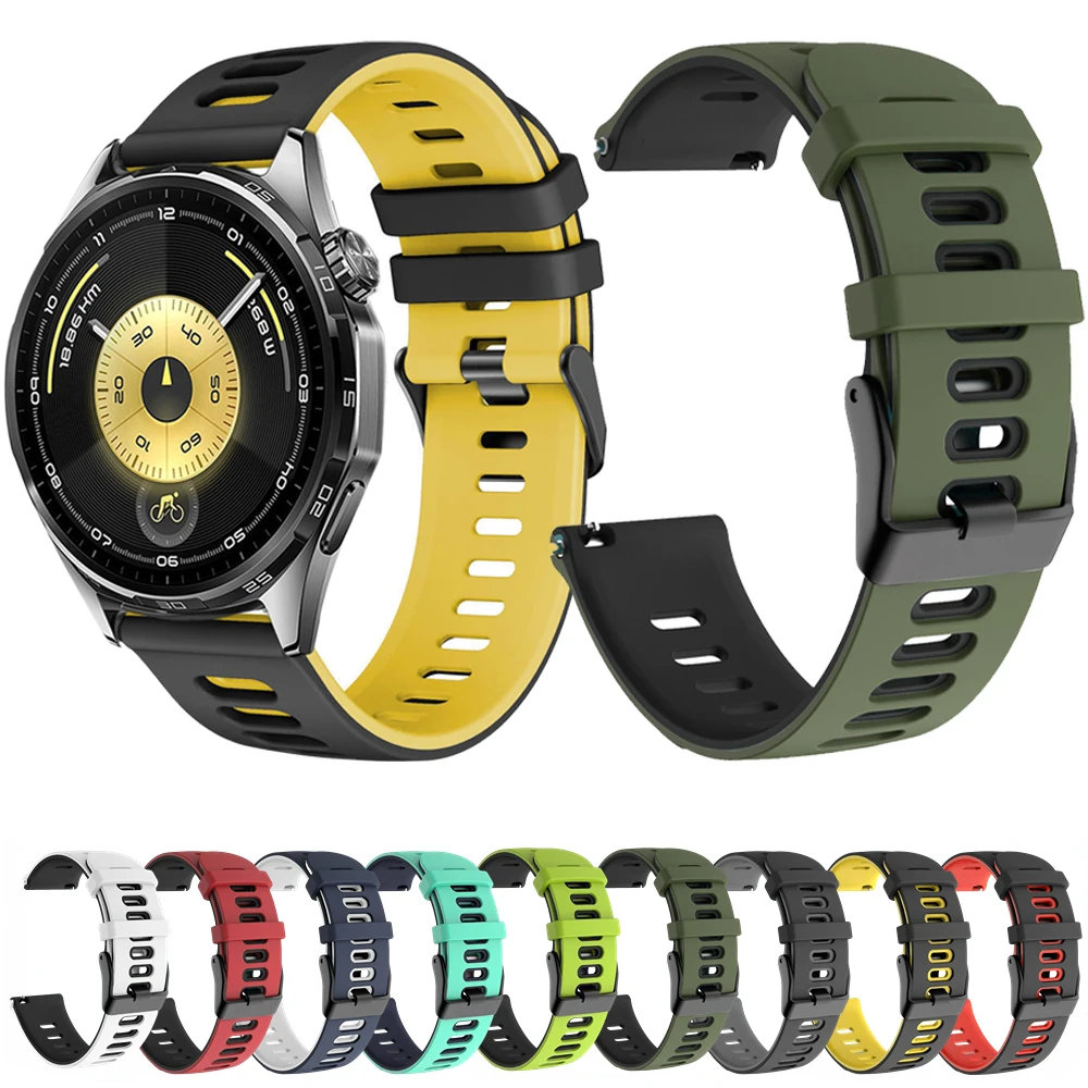 

22mm 20mm Silicone Strap for Huawei Watch GT6 GT5 GT4 46mm Sport Wristband Correa for Huawei Watch GT6 Pro/5 4 3 Pro Accessories
