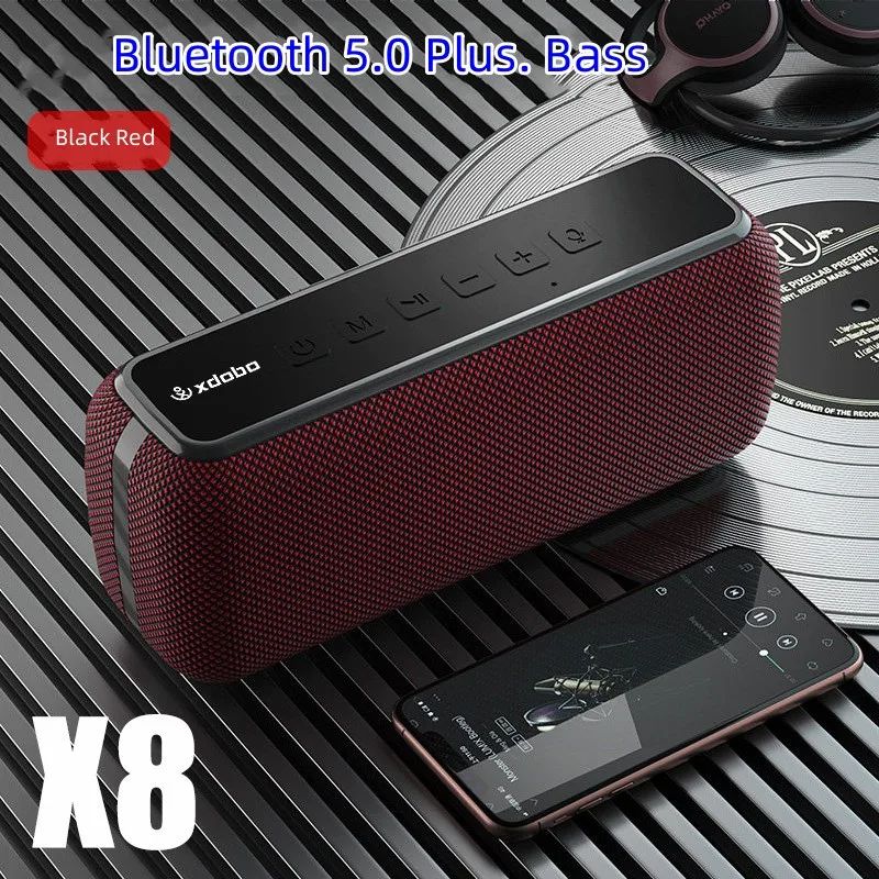 Imagem -04 - Alto-falante Bluetooth Poderoso Portátil Xdobo x8 Bocina Bluetooth Subwoofer Paralelo Subwoofer Baixo 60w