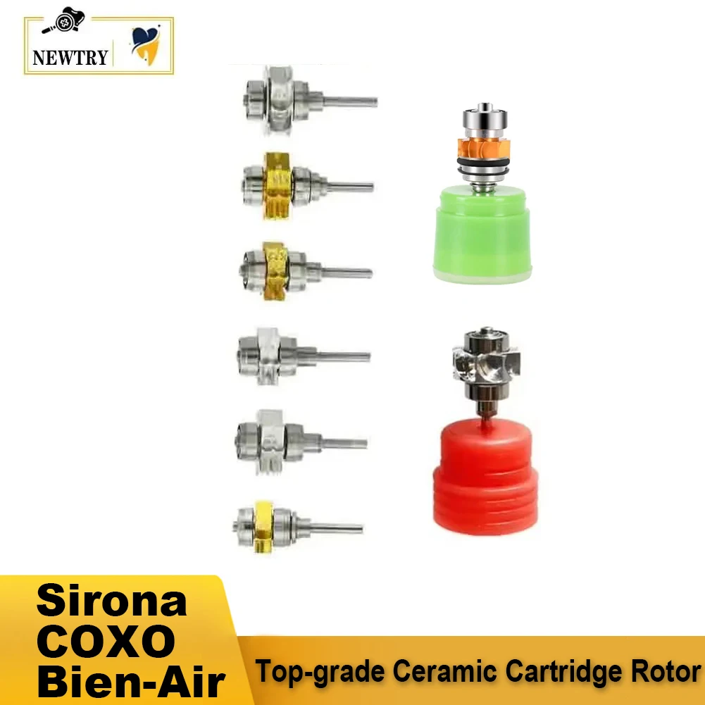 

COXO CX207-B Dental Cartridge Rotor High-speed Handpiece Sirona T2 BOOST T3 Racer Ceramic Bearing Rotor Spare Parts Multi-types