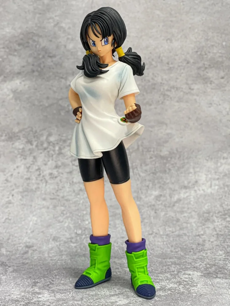 Original Dragon Ball Z Videl Figure Banpresto Glitter Glamours Ornament Style 25cm Kawaii Figurine Pvc Model  Collection Gifts