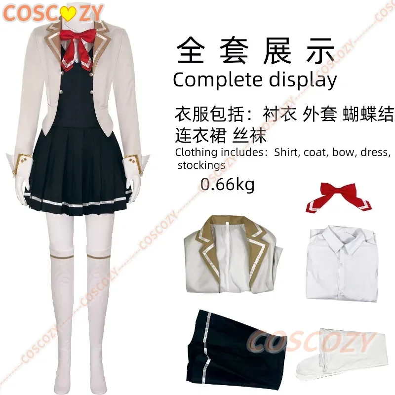 Alisa mikhailovna kujou cosplay kostüm perücke anime roshi dere jk uniform alya maria mikhailovna kujou ayano kimi shima kleid