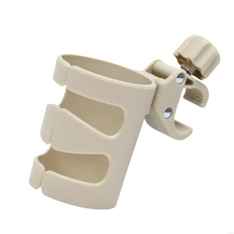 4XFE Universal Baby Strollers Cup Holder Convenient and Adjustable Pram Cart Drink Organiser for Bottles Coffee and Beverages