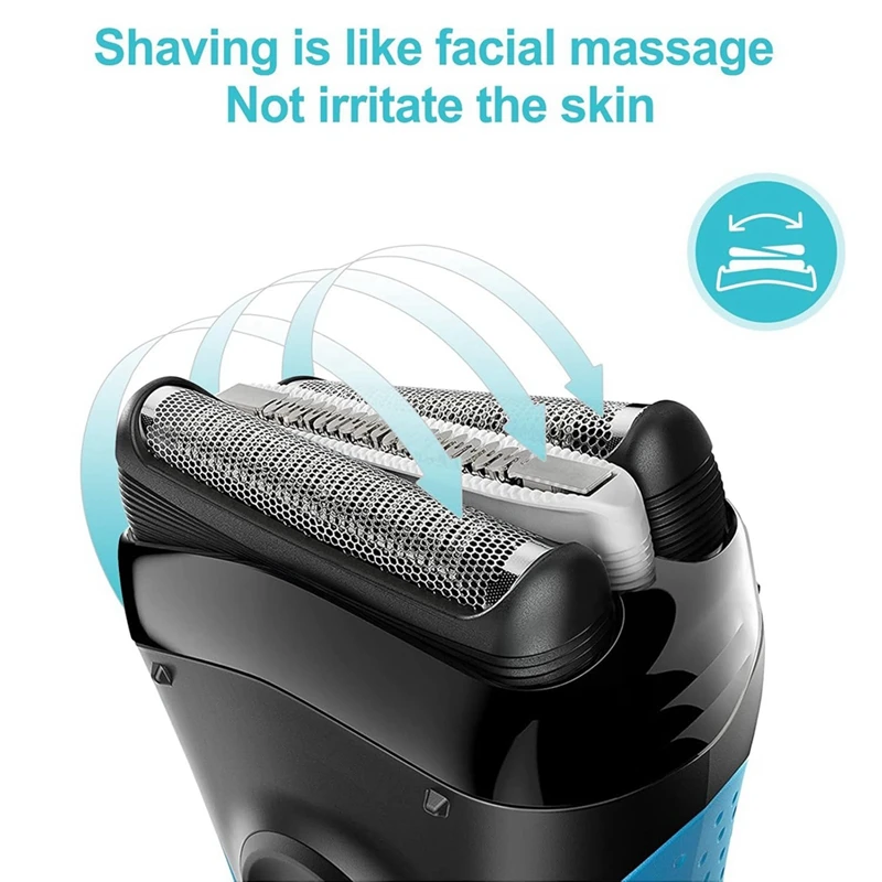 Cabeça de Substituição 32B para Barbeador Braun, Folha e Cortadores, Série 3, 3000S, 3010S, 3020S, 3030S, 3040S, Navalha Acessórios