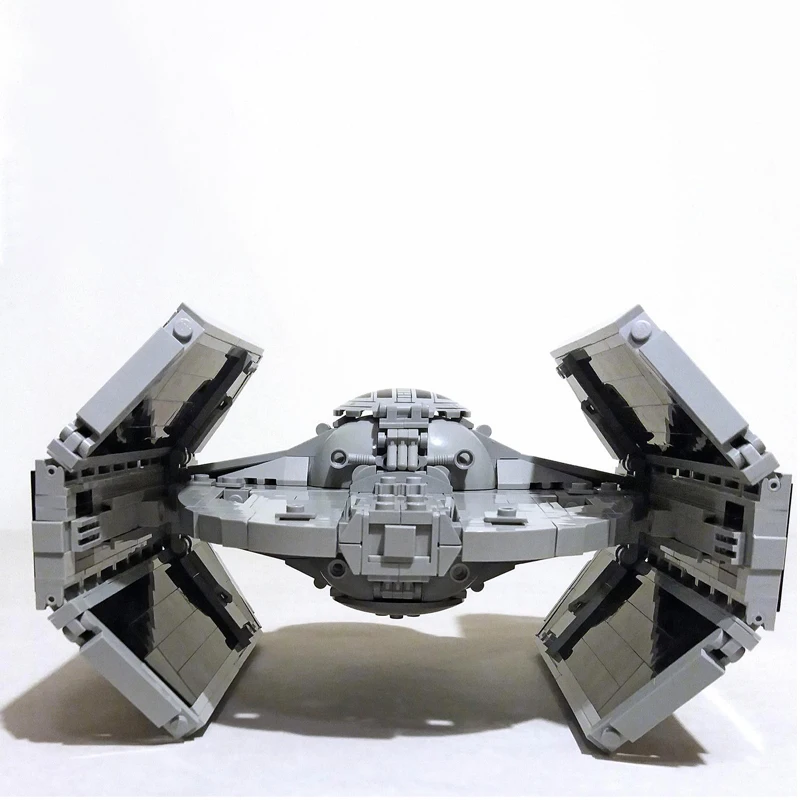 854 Pcs Mocs Sets Star Movie Spaceship Bricks Imperia TIE Advanced Starfighter Kits Model Builidng Blocks Fighter Toys Gifts