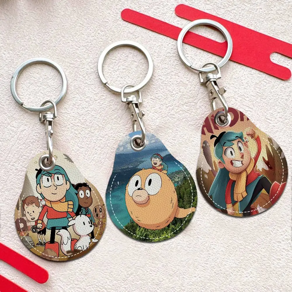 H-Hilda الكرتون فتاة لطيف Waterdrop Acc حامل بطاقة التحكم التعريفي حافلة مصعد الغطاء الواقي طالب مادة البولي يوريثان #3