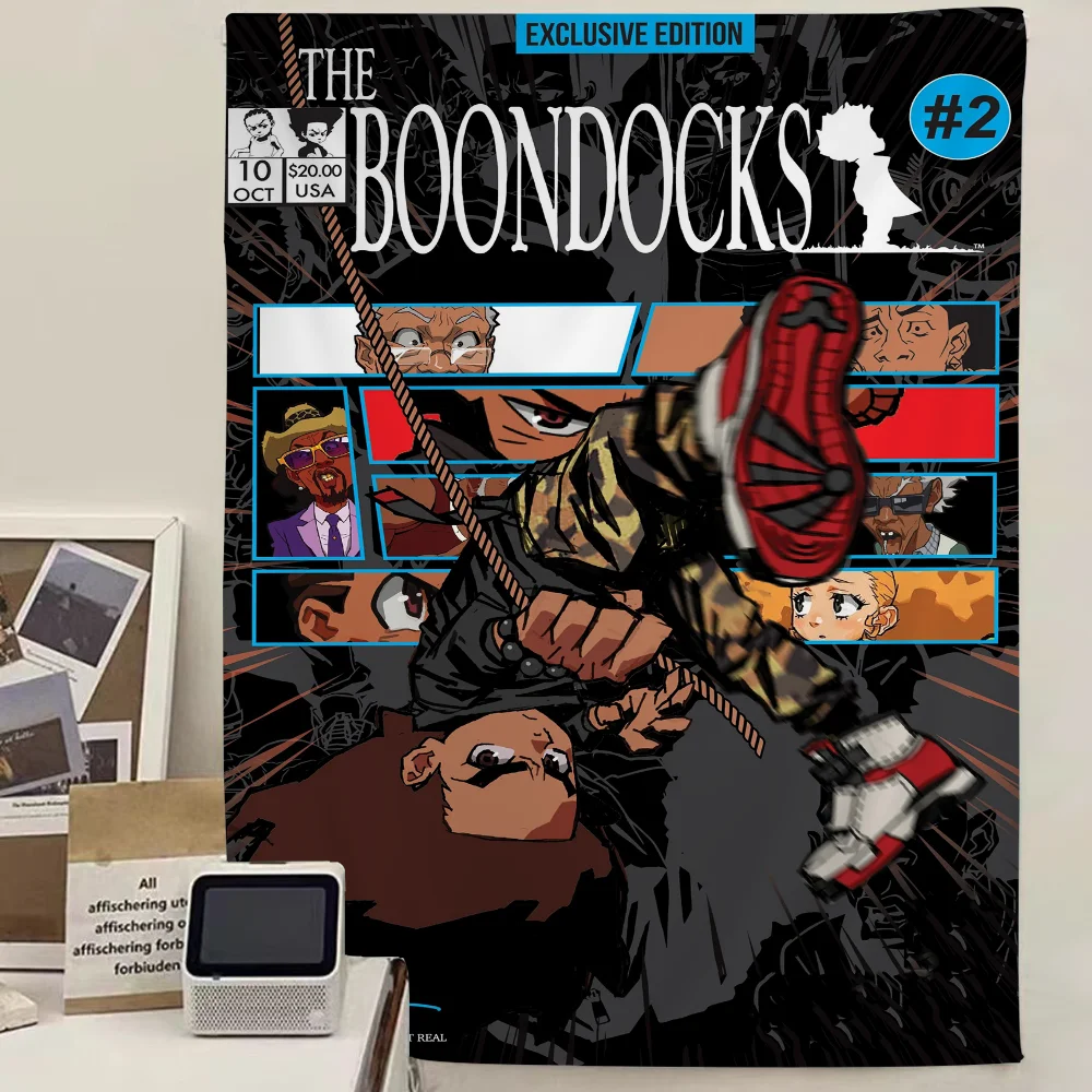 Anime The Boondocks DIY Wall Tapestry For Living Room Home Dorm Decor Wall Art Decor