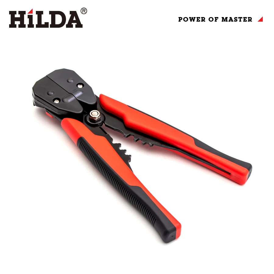 HILDA Crimper Cable Cutter Automatic Wire Stripper Multifunction Pliers for Wire Stripping Crimping Terminal 0.2-6.0mm²