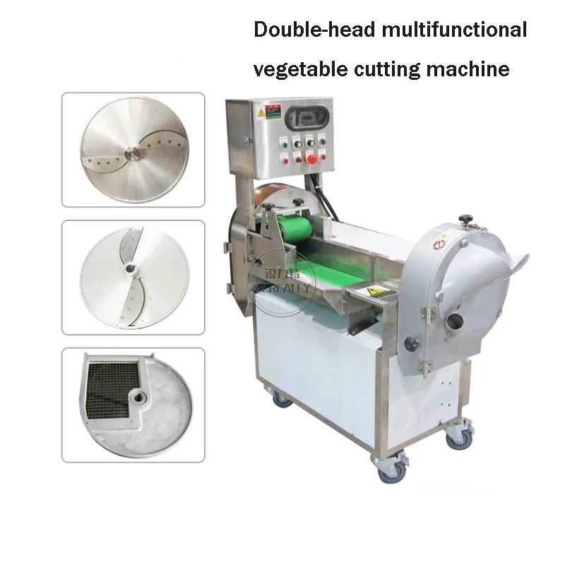 Large Vegetable Shredding And Slicing Shredded Portion Machine Fruits Cutter Vegetables Cube Cutting Machine