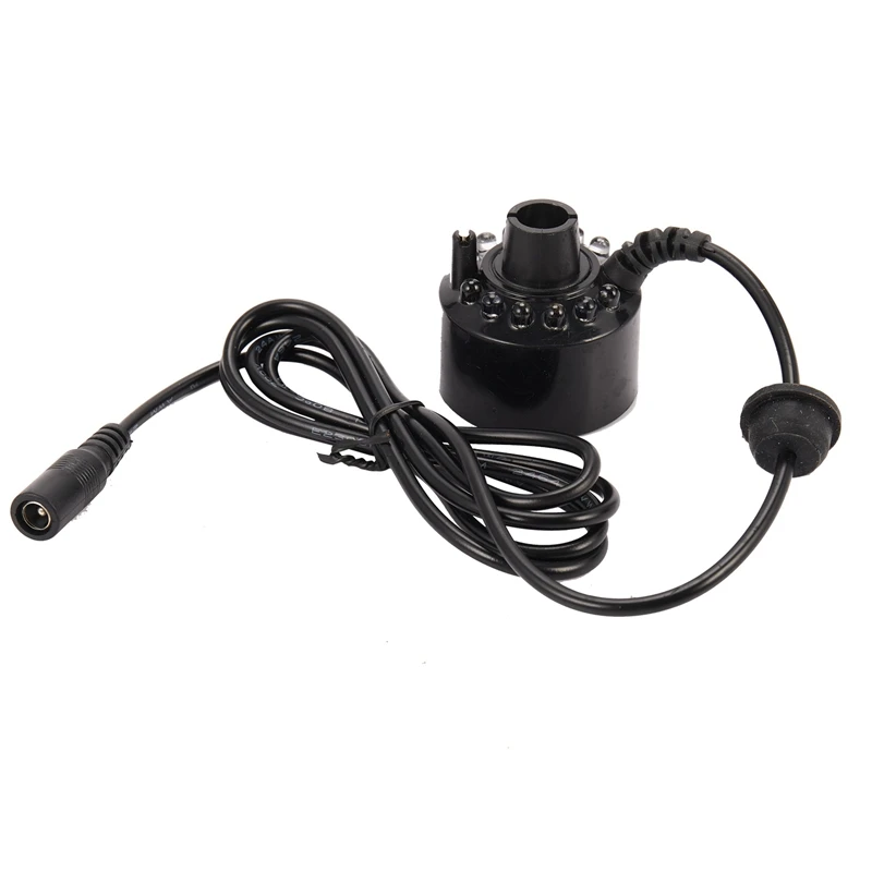 3X 12 LED Industrial Incubator Humidifier Pond Atomizer Air Udifiermih DC 24V Mist Maker Fogger Water Fountain