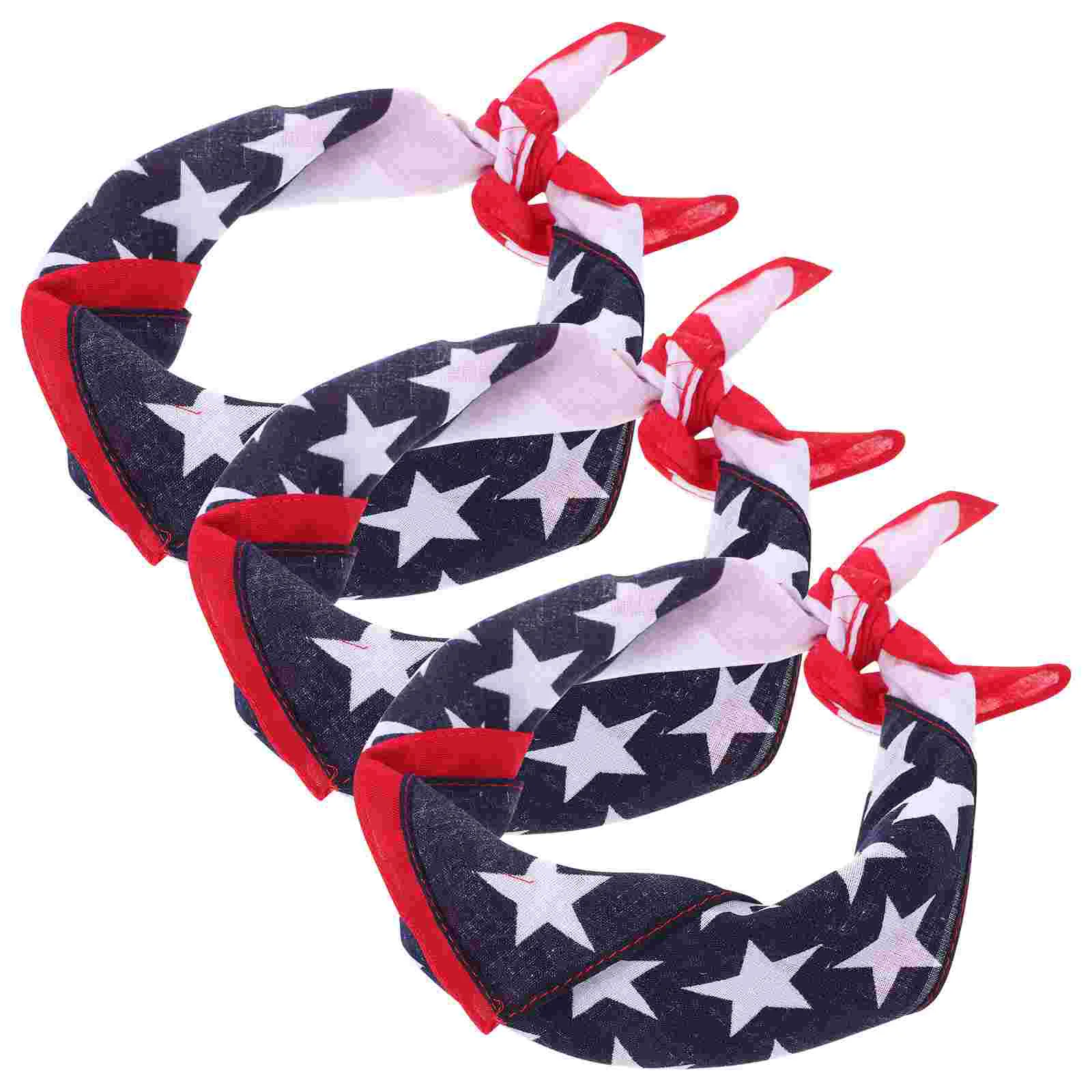 3 Pcs Country Flag Design Headscarf for Drcor Use Fashion Hip Hop Creative Headdress Multifunction Banner Headwear