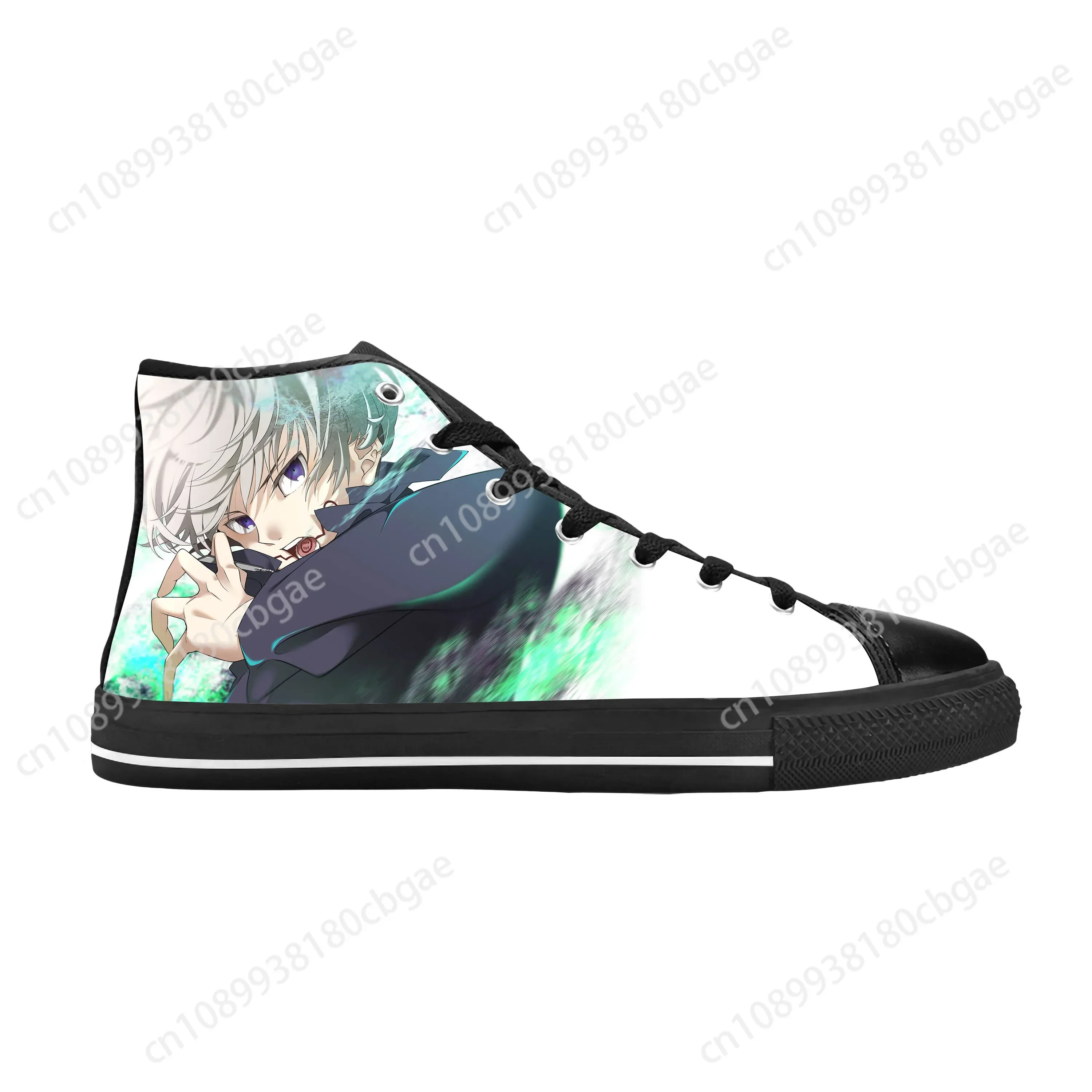 

Japanese Anime Manga Jujutsu Kaisen Inumaki Toge Casual Cloth Shoes High Top Comfortable Breathable 3D Print Men Women Sneakers