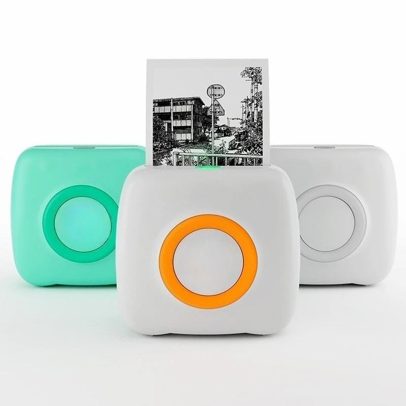 mini printer H portable wide format printer thermal text self-adhesive label printer