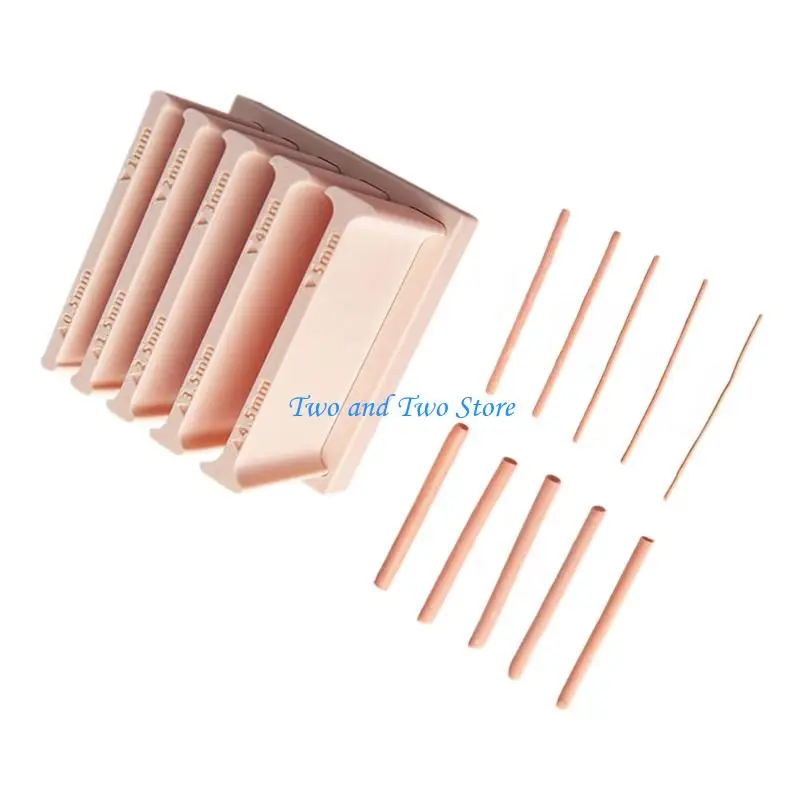 HX6F Creative Clay Thickness Control Roller for Handmade Jewelry and Craft Supplies