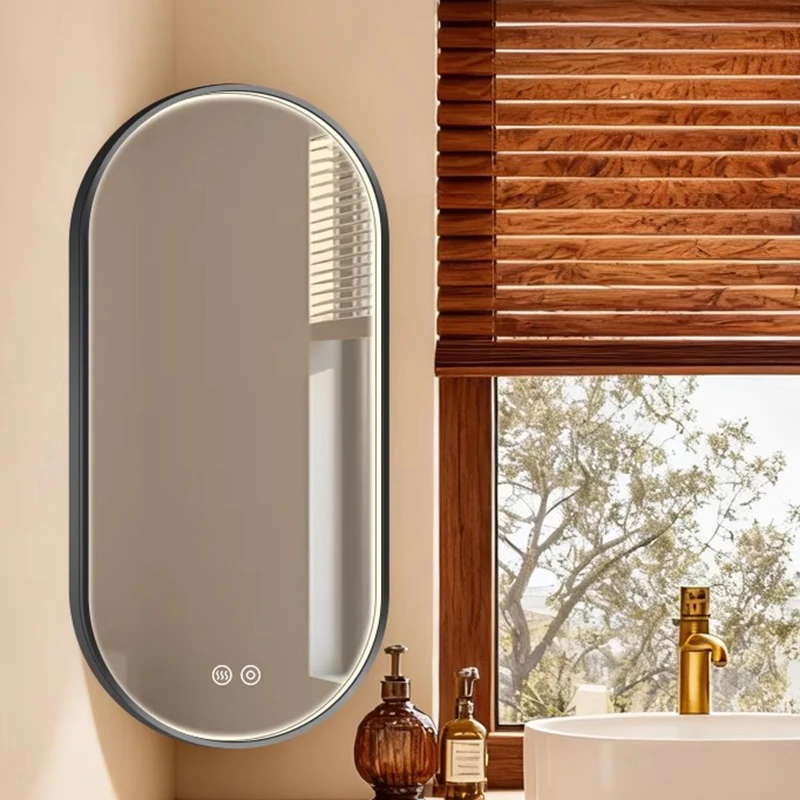 

Wall Modern Mirror Oval Funky Luxury Hanging Girls Bedroom Bathroom Men Long Mirror Full Body Espelhos Living Room Decorations