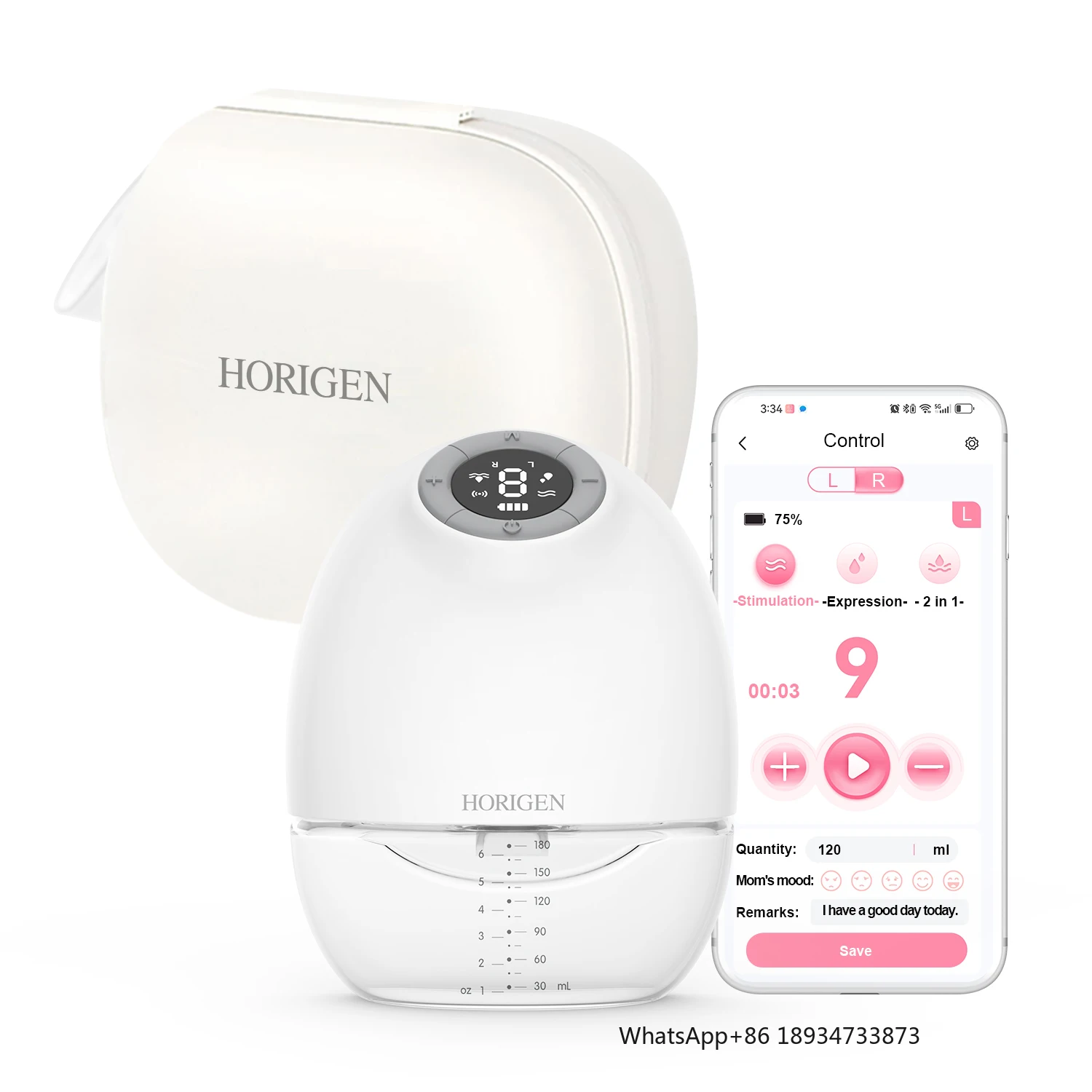 

intelligent wireless hands free breast pump silicone wearable free hand breastpump electric with phone App control