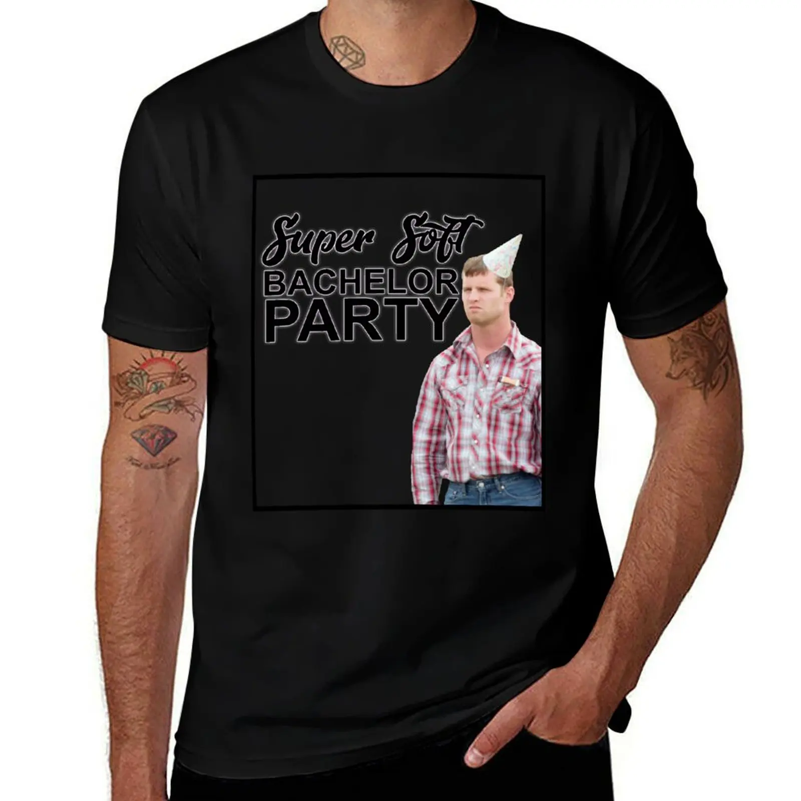 Super Soft Bachelor Party T-Shirt Minimalist Casual Short Sleeve Top T-Shirt