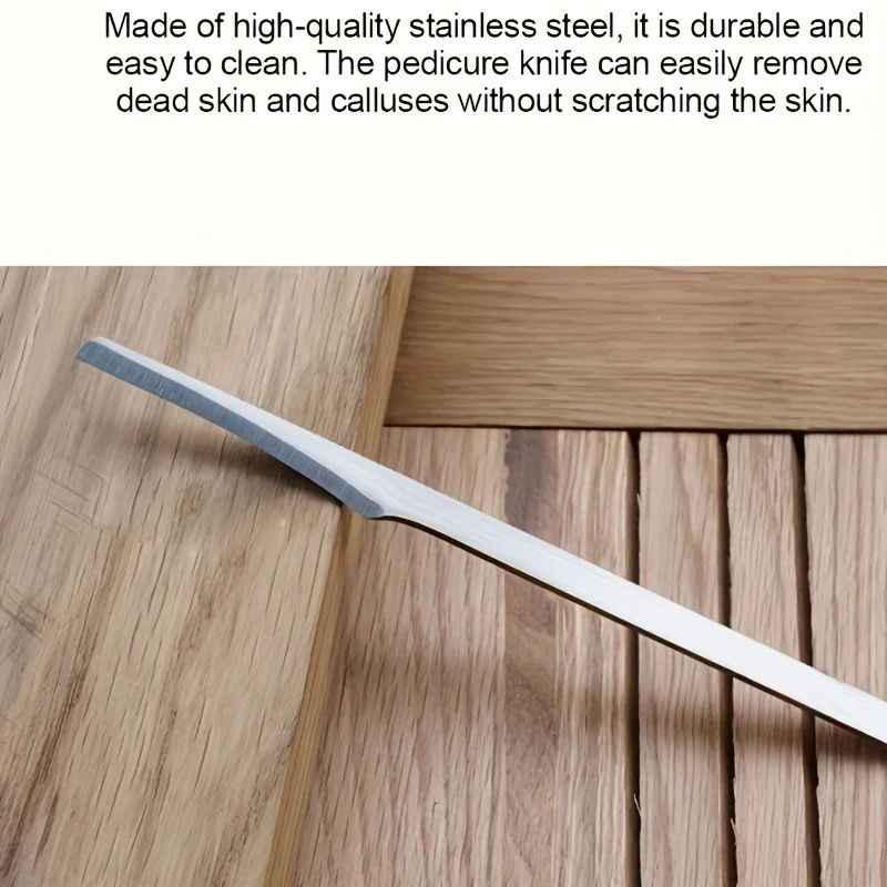 1/2/3/6 قطعة مجموعات أدوات سكين الباديكير ، المهنية الفولاذ المقاوم للصدأ القدم الغسيل مزيل الجلد الميت ، 6 قطعة سكين مكشطة القدم2027 #4