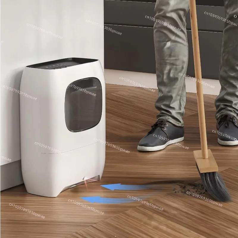 Non-contact Fixed Vacuum Cleaner Dust Capacity 7L Vacuum Dustpan Commercial Hair Salon Boutique Automatic Dustpan