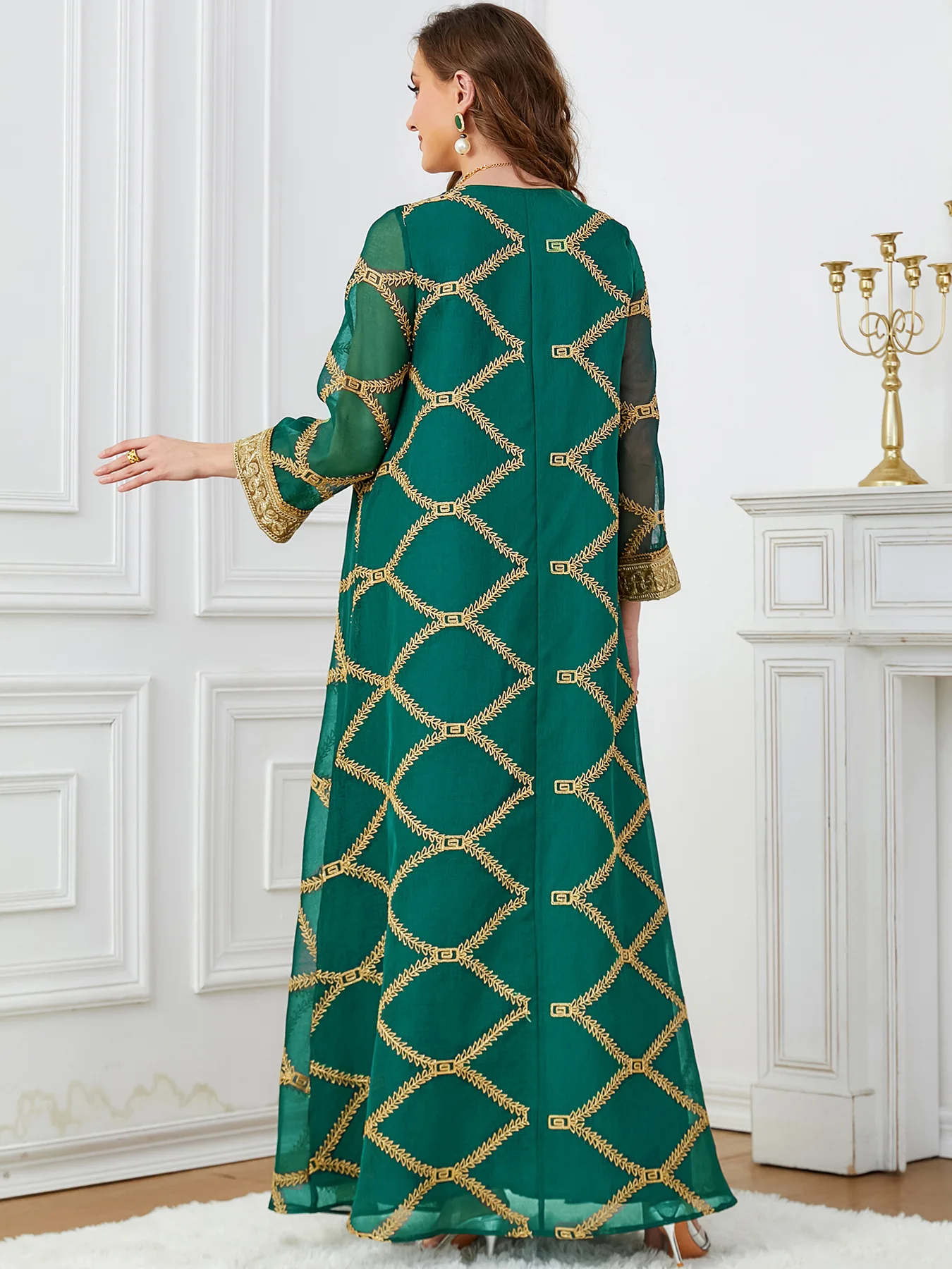 Robe musulmane élégante pour femmes Jalabiya Abaya, robes longues de fête du Ramadan, robe Kimono éducative, Caftan marocain, automne