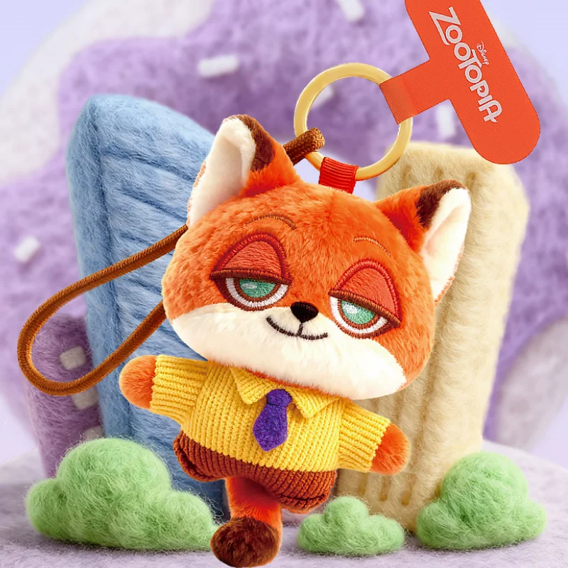 

52 игрушки Zootopia, милая коллекция экипажа, плюшевая серия, слепая коробка, игрушка, аниме-фигурка, брелок, подвеска на рюкзак, украшение для телефона, подарок