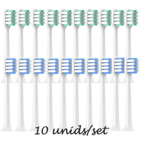 10 PCS Replaceable head for DR BEI bet-c01/Dr-Bei C1/C2/S7 Brush Heads Soft DuPont Bristle Sonic Electric Toothbrush Refills