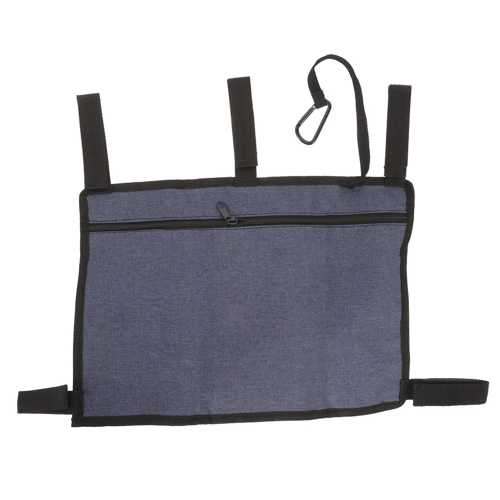 

Oxford Cloth Walker Bag Portable Cup Holder Stroller Armrest Hanging Organizer for Medication Phone Wallet Walker Bag