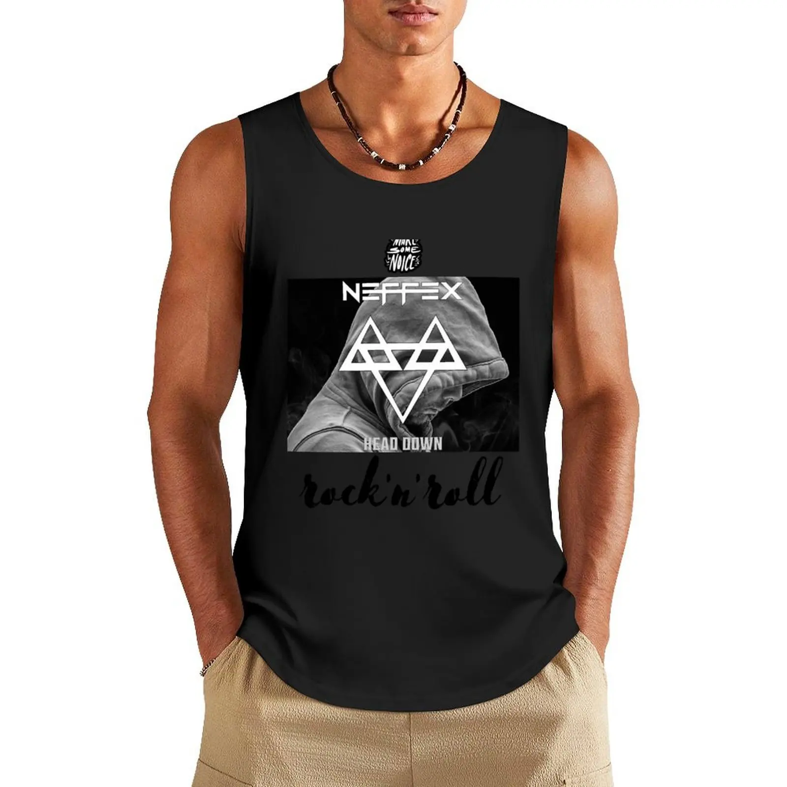 

neffex - rock'n'roll - band- music Tank Top best selling products Men's gym sleeveless Men's t-shirts