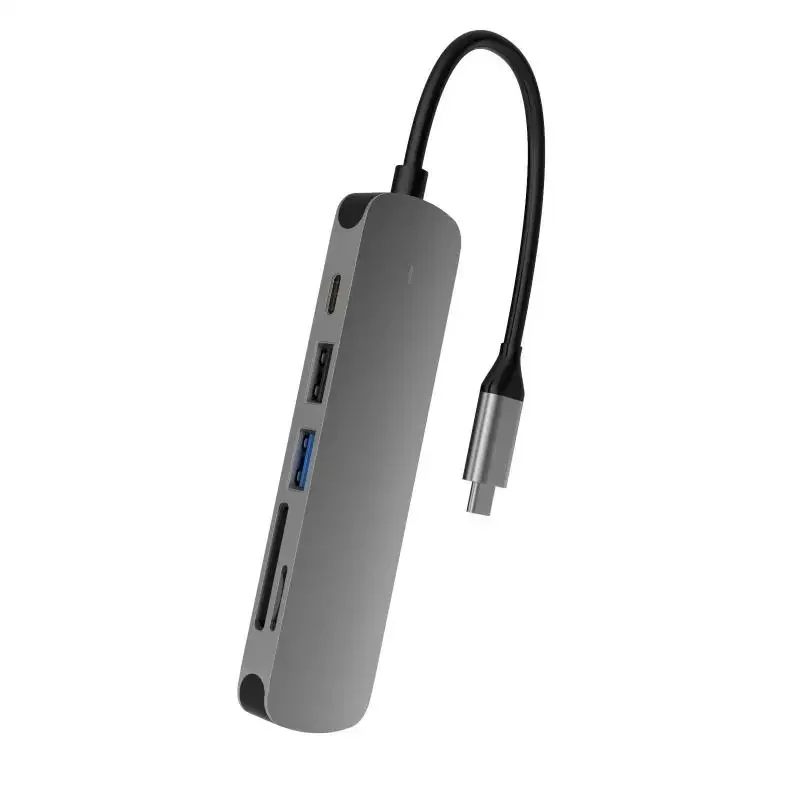 

Док-станция USB3.0 Type-c 6 в 1 Многофункциональный концентратор USB C