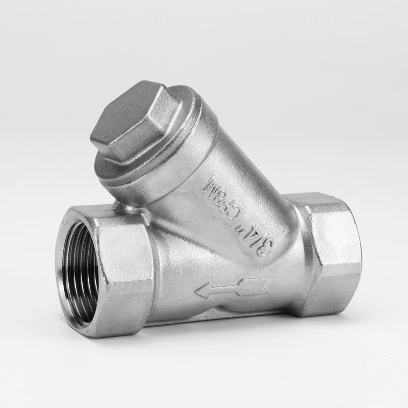 304 stainless steel internal thread filter Stainless steel thread Y-shaped filter filter valve 1/4 3/8 1/2 3/4 1“ 1-1/2 1-1/4 2”