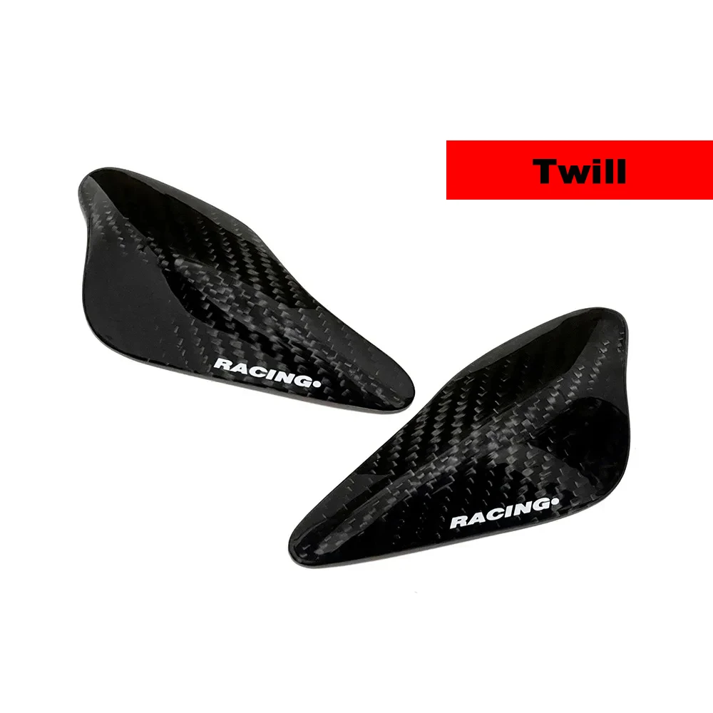 Penutup pelindung tangki bahan bakar, untuk Triumph Daytona Moto2 765 / Street Triple 765 S R RS 2017-2023 Slider tangki bahan bakar serat karbon