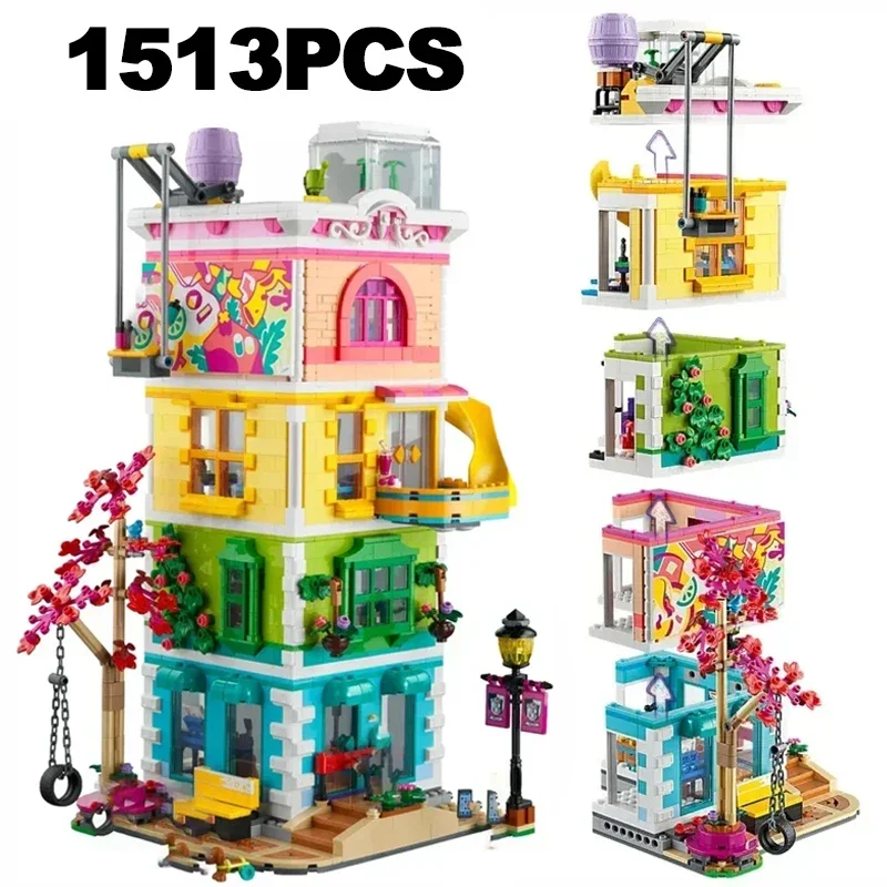 

Good Friends Heartlake City Community Centre Modular Building Blocks Street View Set play House model children's Christmas Gifts