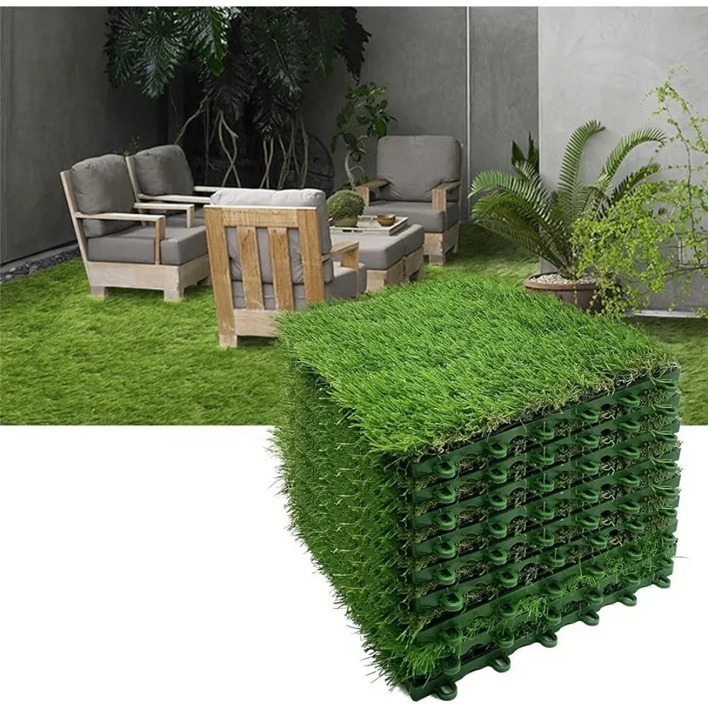 

y Artificial Lawn Interlocking Grass Tile Dog Lawn Carpet Puppy Basin Mat Pet Synthetic Square Grass Carpet Artificial Turf